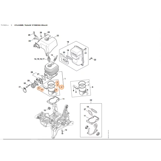 STIHL   Tłok 4250 030 2004